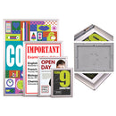 PICTURE FRAMES, PROMOTIONAL/POSTER DISPLAY, 210 x 300mm (For A4), Each