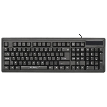 COMPUTER KEYBOARDS, Basic Standard USB, Black, Each