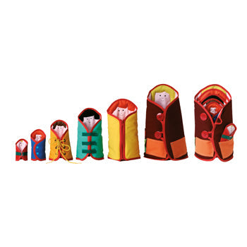 FABRIC RUSSIAN DOLLS, Age 2+, Set