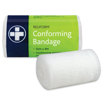 FIRST AID, BANDAGES, Conforming Bandage, 100mm wide, Each