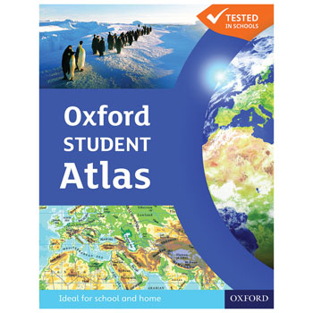OXFORD SECONDARY ATLAS, HARDBACK, Student, Age 11+, Each