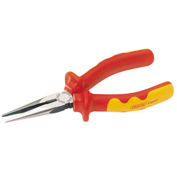 PLIERS, Long Nose, Insulated Handle, 160mm, Each