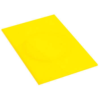 SOLID COLOUR CAST ACRYLIC SHEET, Yellow, Each
