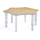 HEIGHT ADJUSTABLE TABLES, FLOWER, Maple