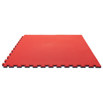 JIGSAW JUDO MATS, Standard Finish, 1000 x 1000 x 20mm, Red/Blue, Each