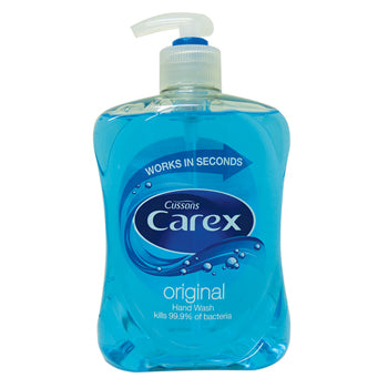 HAND SOAPS - PUMP ACTION, CUSSONS CAREX, Light Fresh Fragrance, Family Size, Case of 6 x 500ml