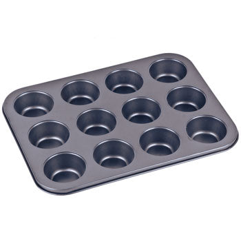 NON-STICK BAKEWARE, MUFFIN TRAY, 12 HOLES, Muffin Tray, 12 Holes, 350 x 262 x 29mm, Each