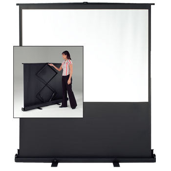 VERTIGO ASSISTED LIFT PORTABLE FLOOR SCREEN, Video format H x W, 1600 x 1000mm, 9kg