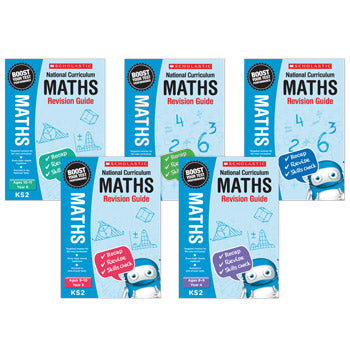 MATHS REVISION GUIDES, Year 2, Pack of 6