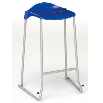 WSM STOOLS, SKID BASE STOOL, 610mm Seat height, Tangy Green