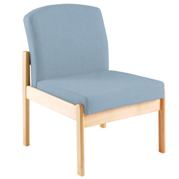 CURVED BACK EASY CHAIRS, Without Arms, Red