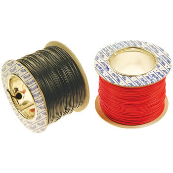 EQUIPMENT WIRES (CONNECTING), Solid, Red, Reel of 100m