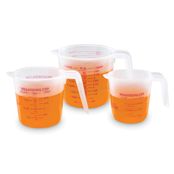 MEASURING JUGS, Age 4+, Set of 3