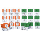 DOMINOES, Fraction Chain, Pack of 2 x 36