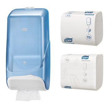 TORK FOLDED TOILET PAPER, Folded Toilet Roll Dispenser, Each