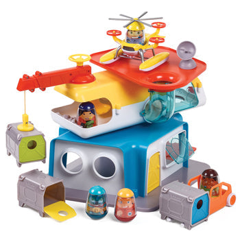 BIDIBULES, Bidi Explorer Station, Age 2-7, Set 11 pieces