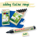 EDDING ECOLINE RANGE, Edding 28 Whiteboard Marker, Black, Pack of 10
