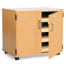 MOBILE UNITS, STORAGE CUPBOARD, Beech