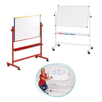 JUNIOR MOBILE EASEL, Coloured