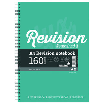 A4 REVISION NOTEBOOK, Pack of 5