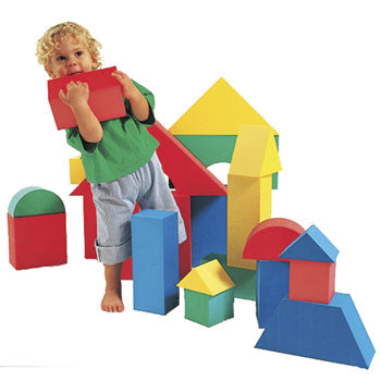 CONSTRUCTION, GIANT FOAM BLOCKS, Set of 32 pieces