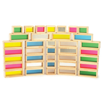 CONSTRUCTION, RAINBOW BRICKS, Age 2+, Set of 36 pieces