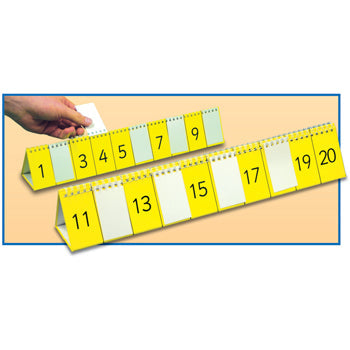 NUMBER FLIPS, 1-10 and 11-20, Each