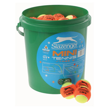 TENNIS BALLS, Slazenger(TM) Mini, Orange, Bucket of 60 balls