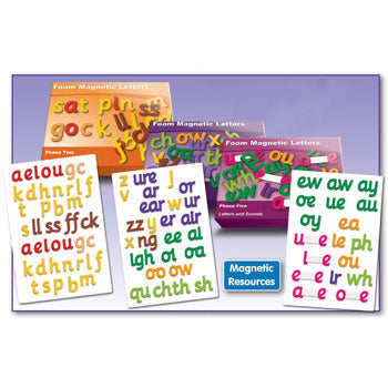 SMART PHONICS, MAGNETIC LETTERS, Phase 3, Set of 26
