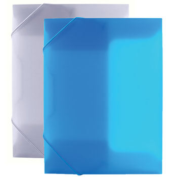 POLYPROPYLENE DOCUMENT BOX, A4 30mm Capacity, Clear, Pack of 10