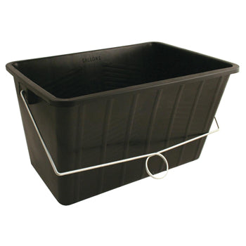 PLASTIC BUCKET WITHOUT LID, Rectangular, 15 litre, Each