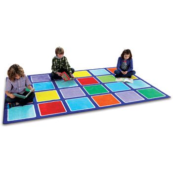 KIT FOR KIDS,, RAINBOW(TM) PLACEMENT CARPETS, CIRCLES, 2000 x 2000mm, Each