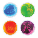 ROUND LIQUID FLOOR TILES, Set of 4