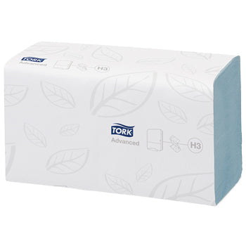 TORK SINGLEFOLD HAND TOWEL, 2 Ply Soft White Hand Towels, Case of 3750 Sheets