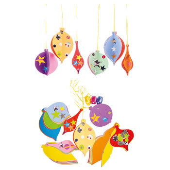 FOLDING BAUBLES & COLLAGE, Pack of 100