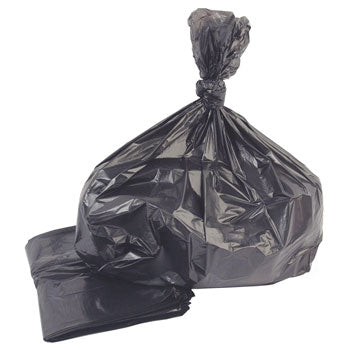 REFUSE SACKS, Black, 90 litres, Medium Duty, Box of 200