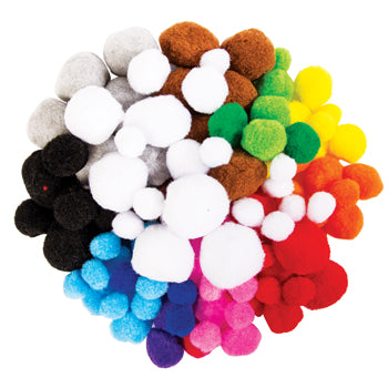 POM POMS, Small Pack, Pack of 100