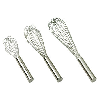 WHISKS, Balloon Type, Stainless Steel, 360mm, Each