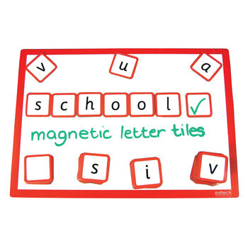 MAGNETIC TILES, Letter, Pack of 98