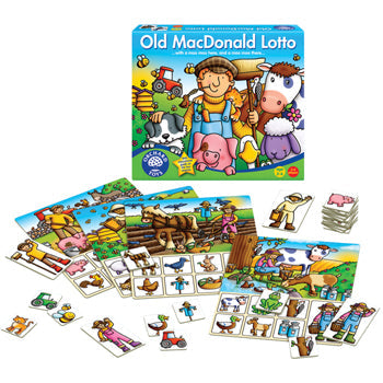 BOARD GAMES, Old MacDonald Lotto, Age 2+, Each