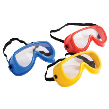 CHILDREN'S SAFETY GOGGLES, Coloured, Age 3+, Pack of 6