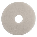 FLOOR PADS, Polishing, White, For Standard and High Speed Machines, 430mm (17''), Pack of 5