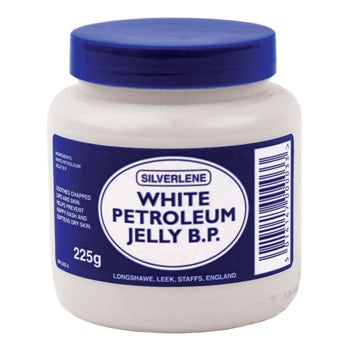 WHITE PETROLEUM JELLY, Jar of 225g