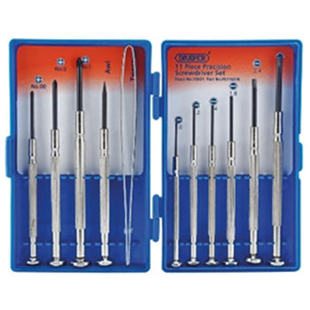 SCREWDRIVERS SETS, Jewellers', Set of 11