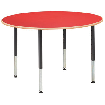 HEIGHT ADJUSTABLE TABLES, CIRCULAR, Grey