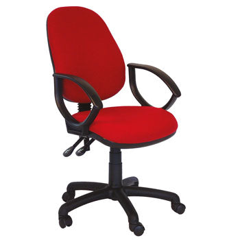 OPERATOR CHAIRS, High Back, With Fixed Arms, Ocean