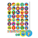 STICKERS, MOTIVATION & REWARD, 35 & 10mm, Pack of 621