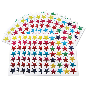 STICKERS, MOTIVATION & REWARD, Stars, 18mm Wide, Coloured, Pack of 700