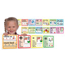 NUMBERS AND CALCULATIONS WALL FRIEZE, Set of 17