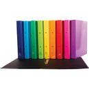 RING BINDERS, A4, 2 RING ('O' Shaped), A4 Ring Binders, 30mm Capacity, Assorted Colours, Box of 10